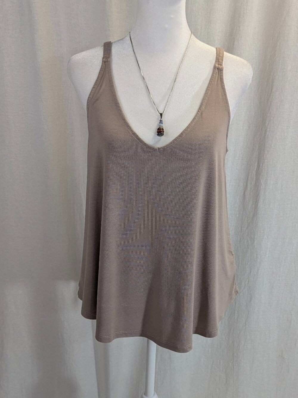 Gentle Fawn Size Small Taupe Tunic Style Cami/Tank